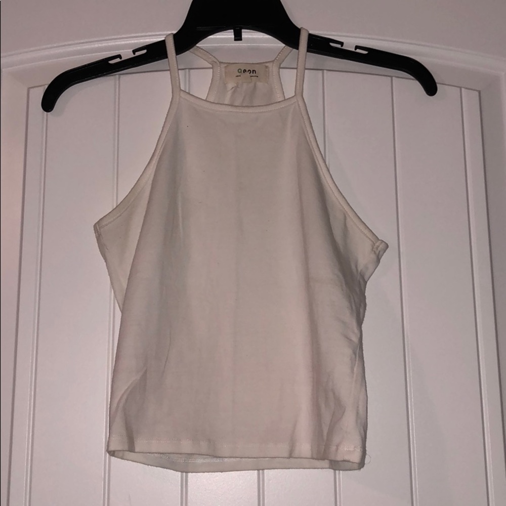 White tank top